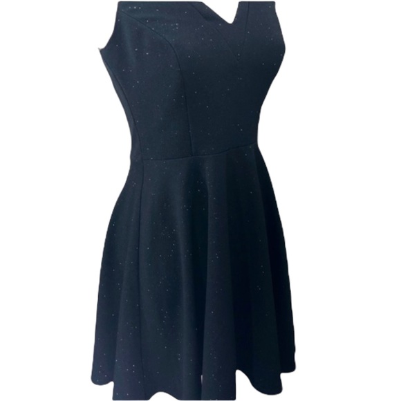 Jump Women’s Black Fit & Flare Mini Sparkle Dress Size 3 NWT - Picture 5 of 14